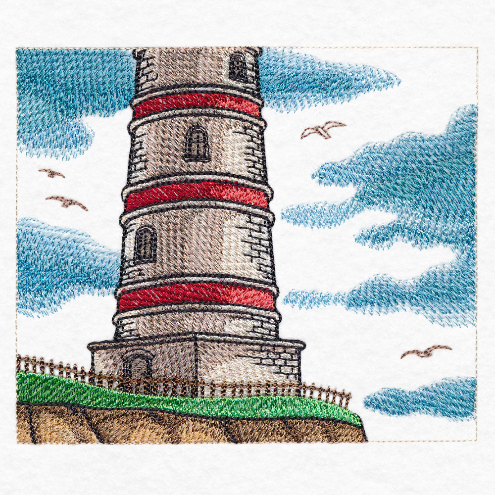 Coastal Lighthouse Scene Set