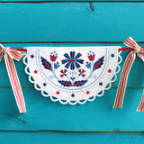 Americana Half Circle Bunting (In-the-Hoop)