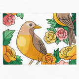 Welcome Robin Garden Flag