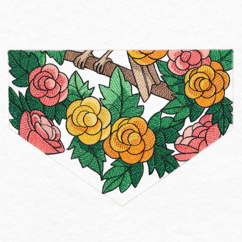 Welcome Robin Garden Flag
