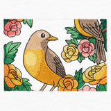 Welcome Robin Garden Flag