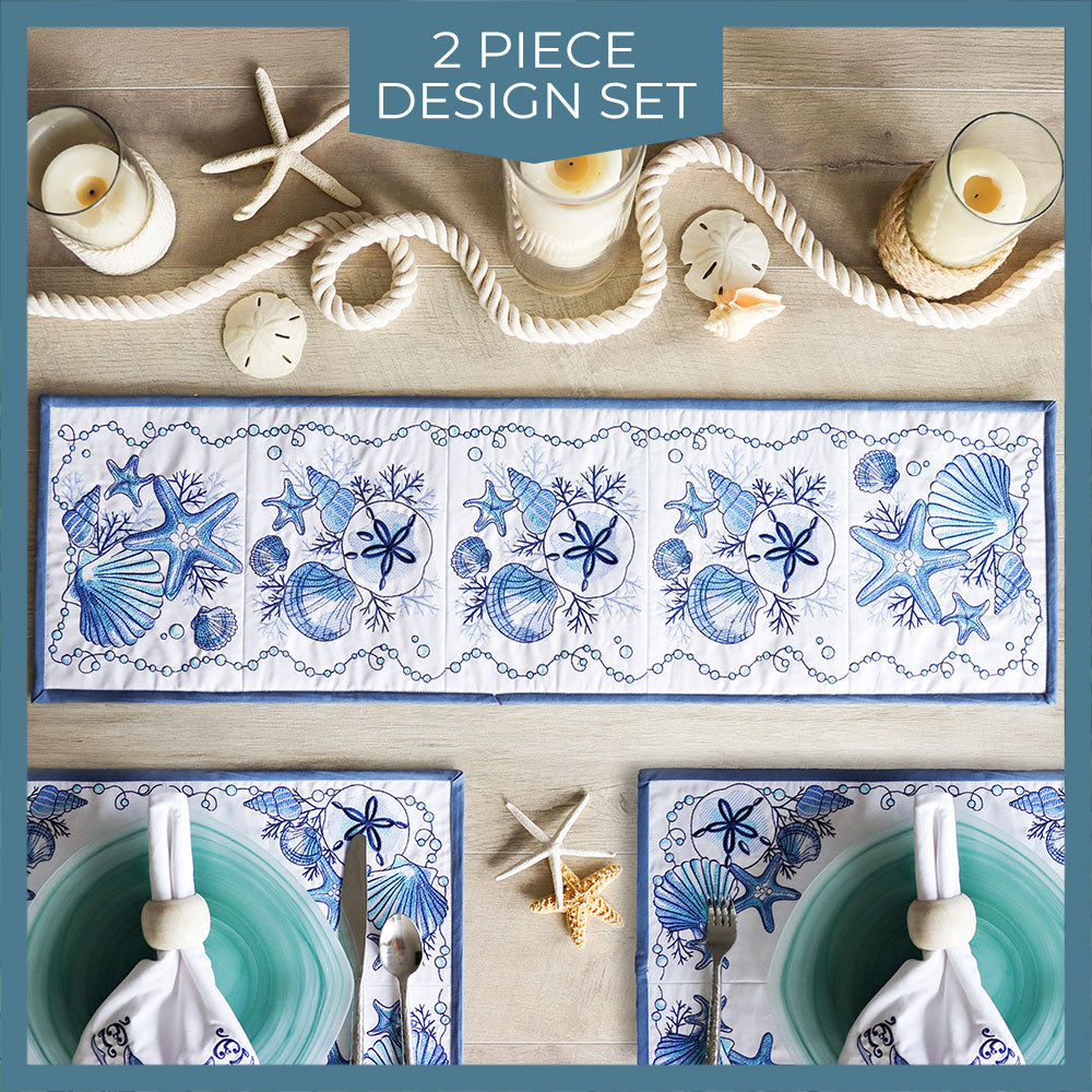 Coastal Charm Table Runner Set