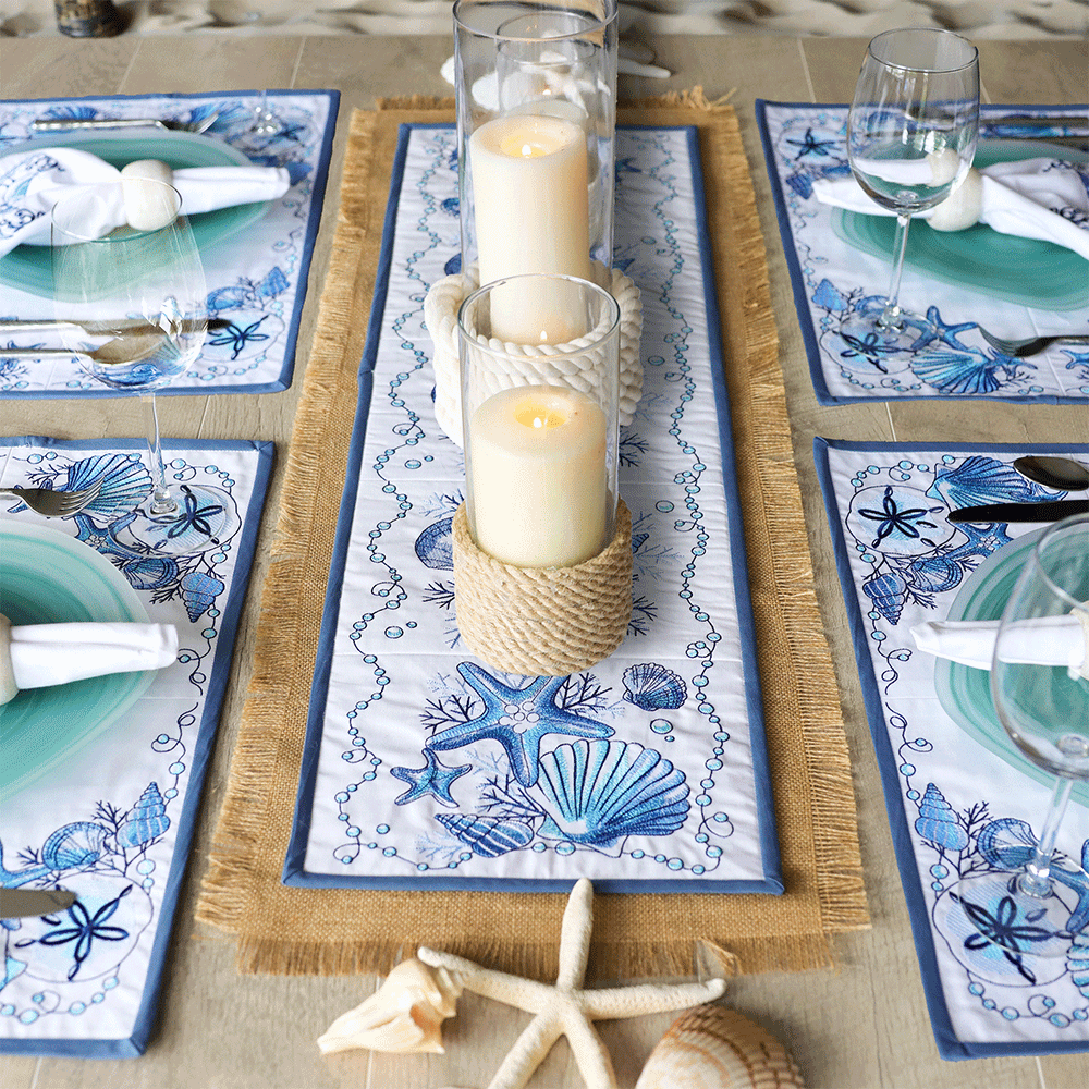 Coastal Charm Table Runner Set