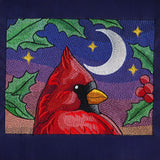Christmas Night Cardinal Stocking Set