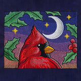Christmas Night Cardinal Stocking Set