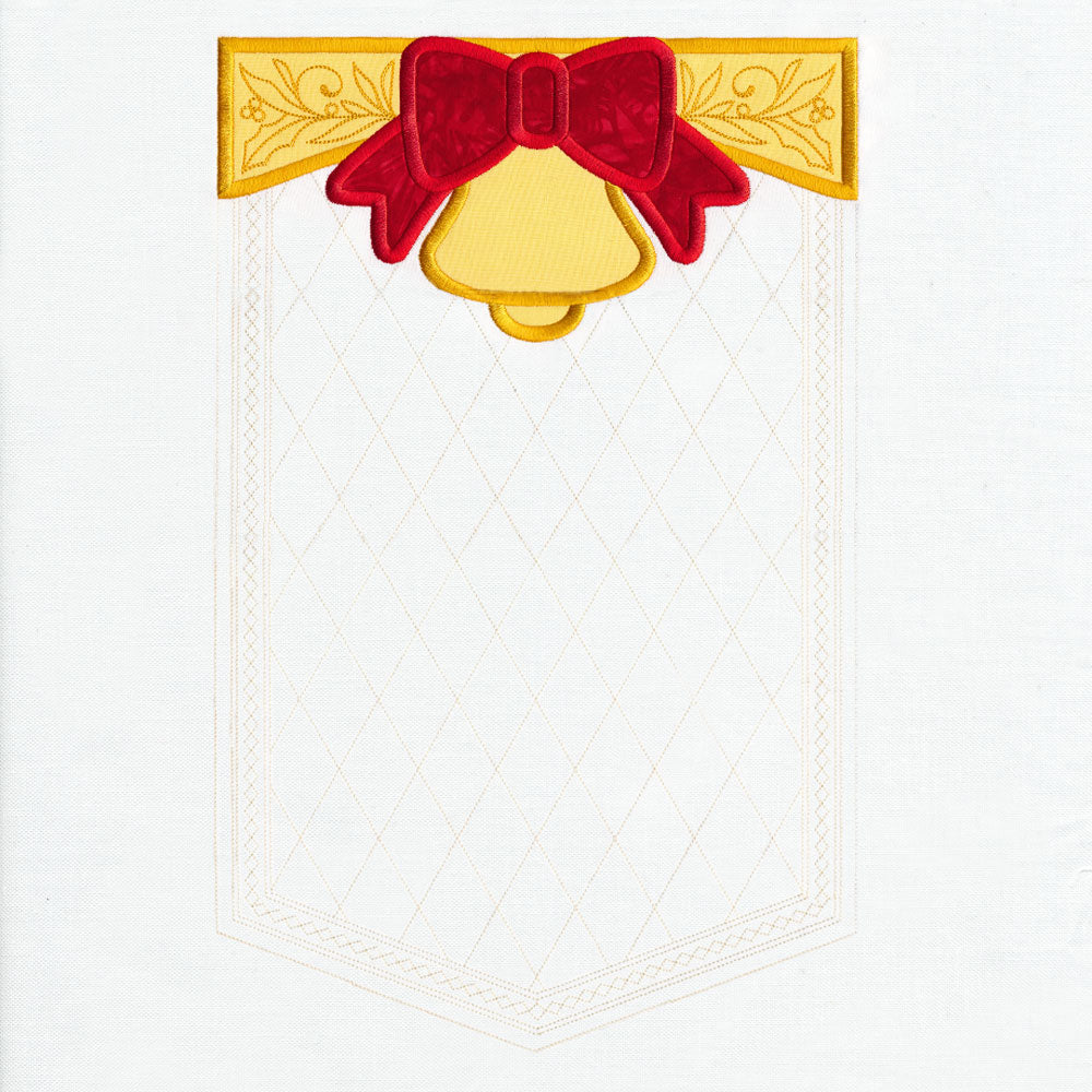 Blank Christmas Bell Banner
