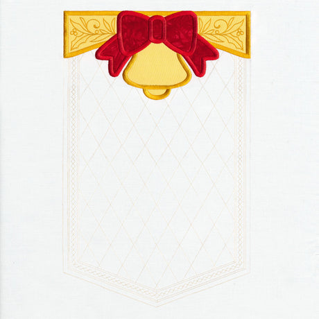 Blank Christmas Bell Banner