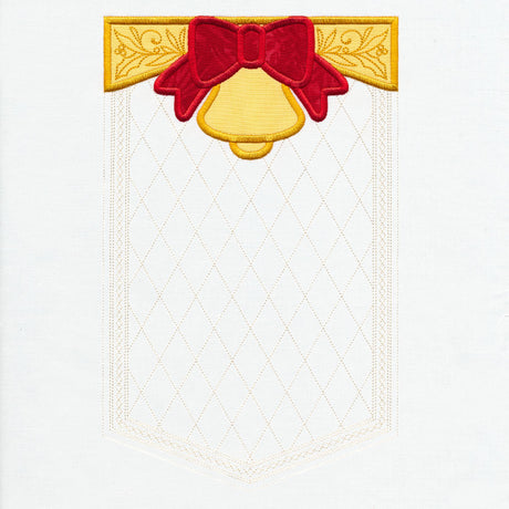 Blank Christmas Bell Banner