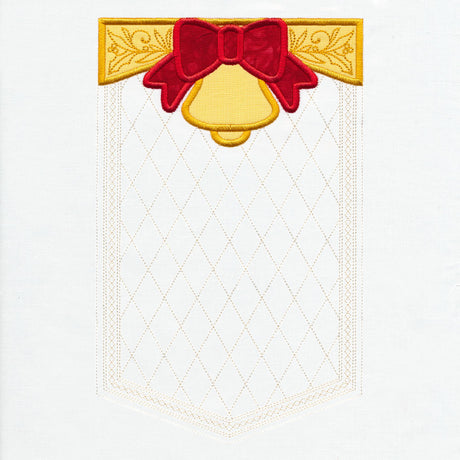 Blank Christmas Bell Banner