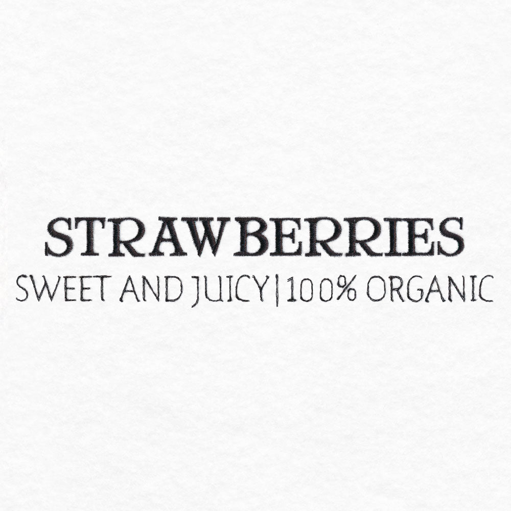 Strawberry Market Sign Panel Set
