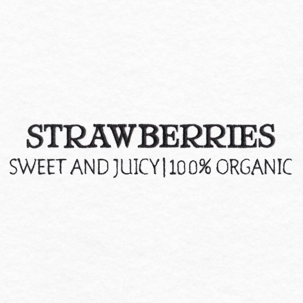 Strawberry Market Sign Panel Set