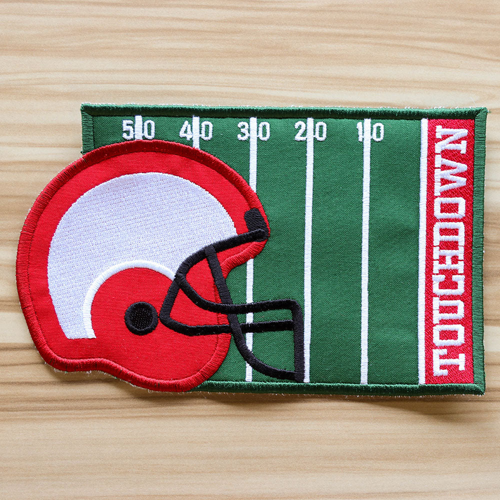 Football Helmet Mug Rug (In-the-Hoop)