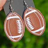 Football Leather Earrings (In-the-Hoop)