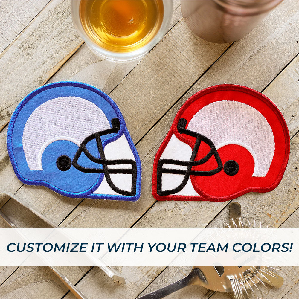 Football Helmet Coaster (In-the-Hoop)
