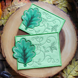 Oak Leaf Mug Rug (In-the-Hoop)