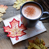 Maple Leaf Mug Rug (In-the-Hoop)