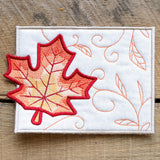 Maple Leaf Mug Rug (In-the-Hoop)