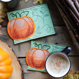 Pumpkin Mug Rug (In-the-Hoop)