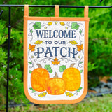 Pumpkin Patch Garden Flag (Applique)