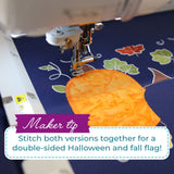 Pumpkin Patch Garden Flag (Applique)