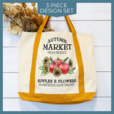 Autumn Market Sign Panel Set