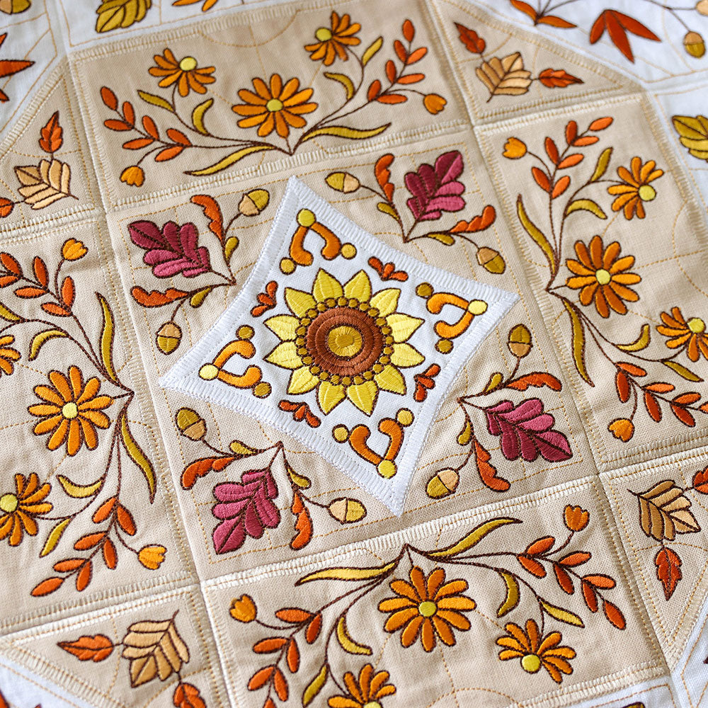 Autumn Blooms Tabletop Set