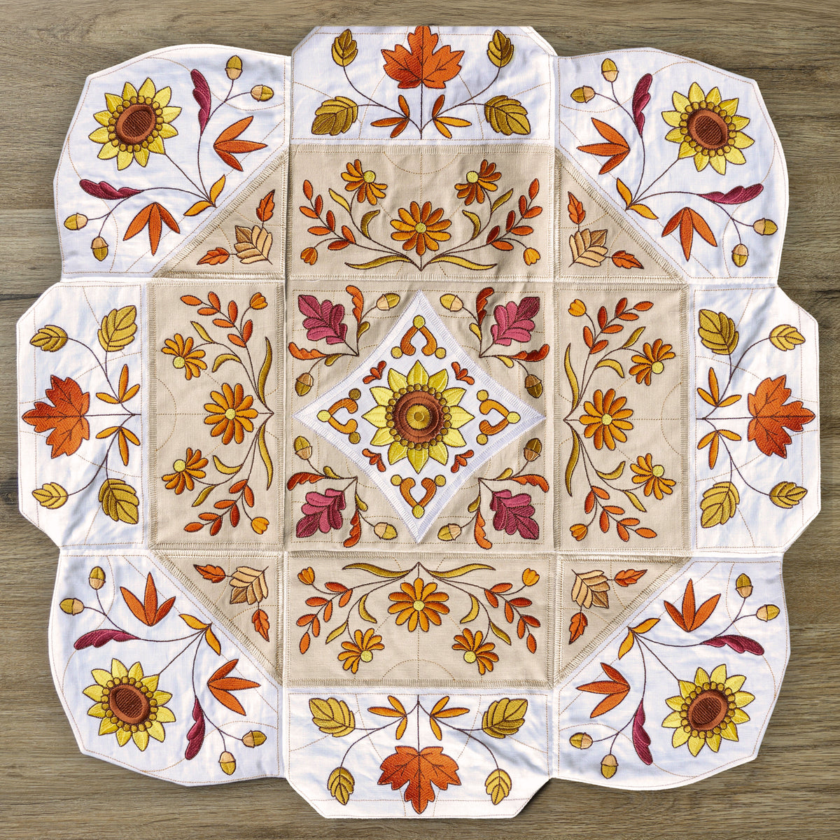 Autumn Blooms Tabletop Set