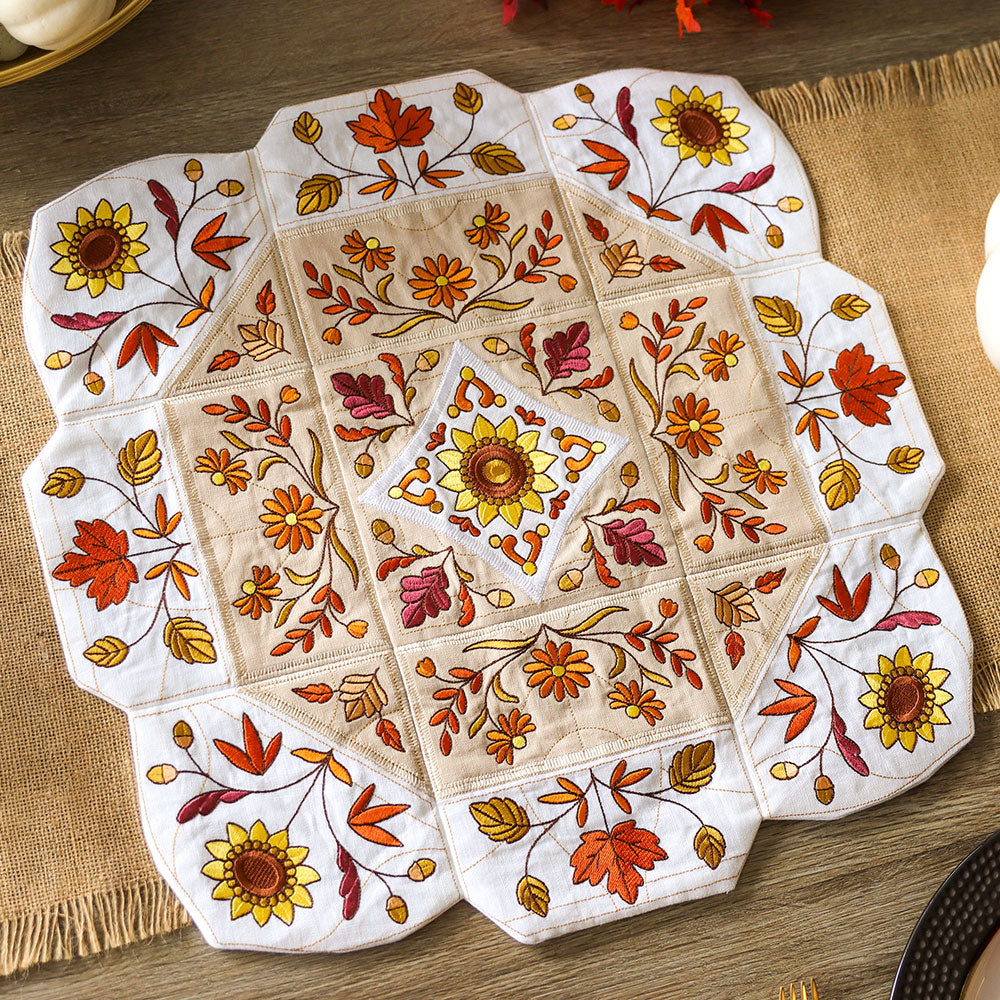 Autumn Blooms Tabletop Set
