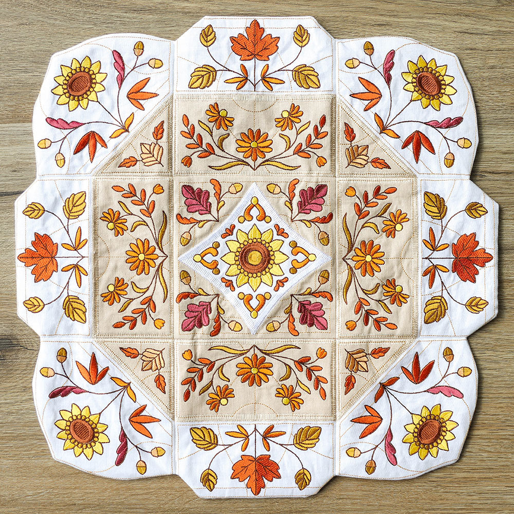 Autumn Blooms Tabletop Set