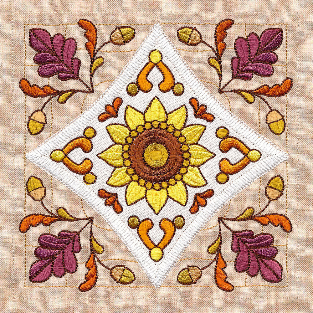 Autumn Blooms Tabletop Set