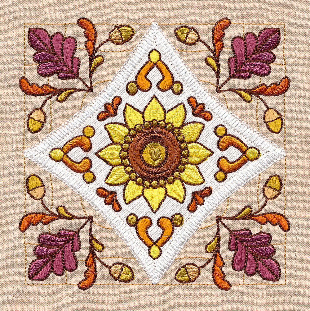 Autumn Blooms Tabletop Set