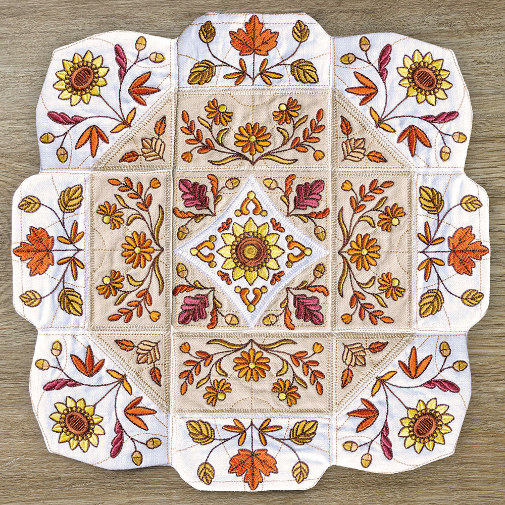 Autumn Blooms Tabletop Set