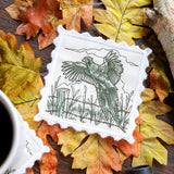Hunting Stamp Coaster - Pheasant (In-the-Hoop)