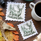 Hunting Stamp Coaster - Deer (In-the-Hoop)