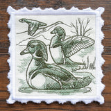 Hunting Stamp Coaster - Duck (In-the-Hoop)