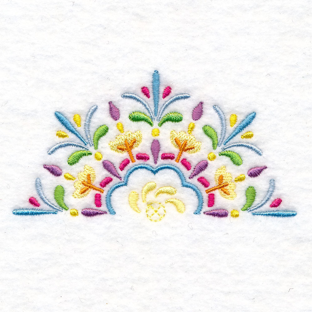 Texture and Rainbows Half Mandala Garment Cinch