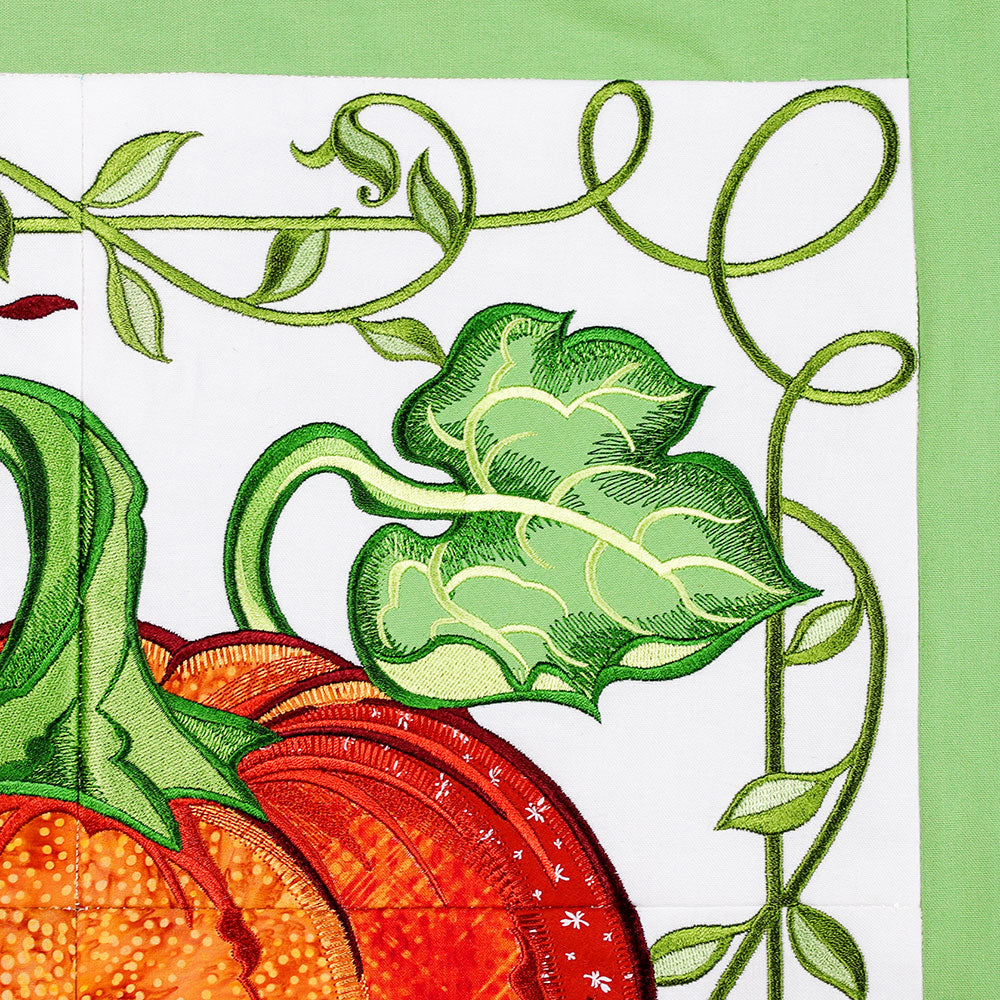 Garden Pumpkin Scene Set (Applique)