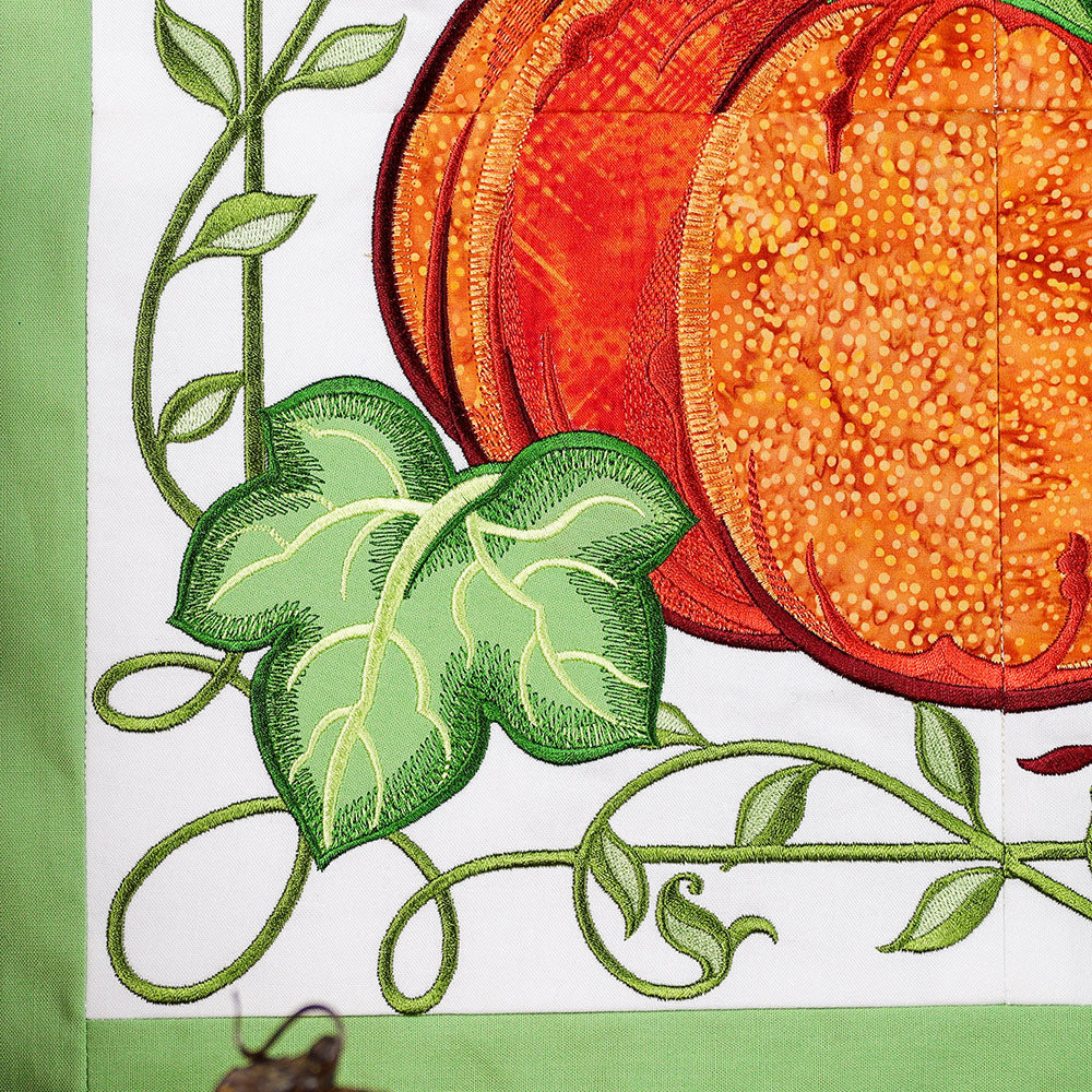 Garden Pumpkin Scene Set (Applique)