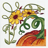 Garden Pumpkin Scene Set (Applique)