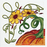 Garden Pumpkin Scene Set (Applique)