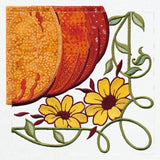 Garden Pumpkin Scene Set (Applique)
