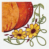 Garden Pumpkin Scene Set (Applique)