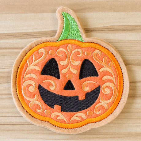 Halloween Cookie - Jack o' Lantern (In-the-Hoop)
