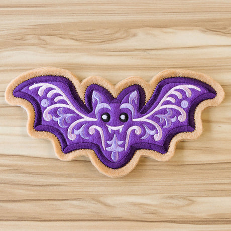 Halloween Cookie - Bat (In-the-Hoop)