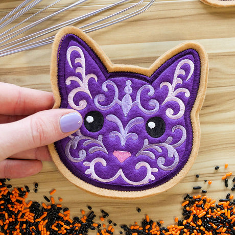 Halloween Cookie - Cat (In-the-Hoop)