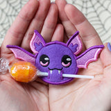 Cute Bat Lollipop Holder (In-the-Hoop)