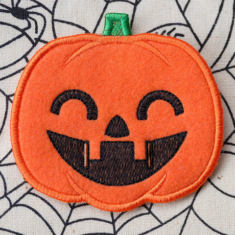 Jack o' Lantern Lollipop Holder (In-the-Hoop)