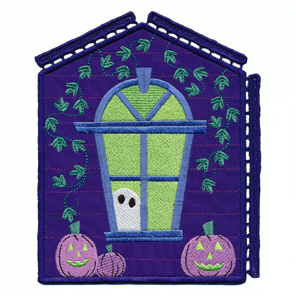 Haunted House Tissue Box (In-the-Hoop)