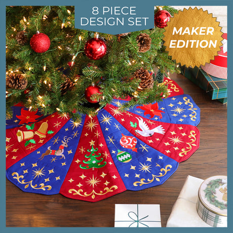 Christmas Splendor Tree Skirt Set