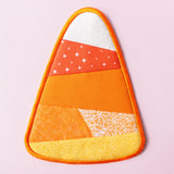 Crazy Patchwork Candy Corn Trivet (In-the-Hoop)